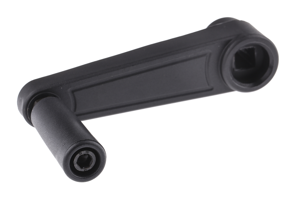 RS PRO Nylon Revolving Crank Handle 110mm Radius