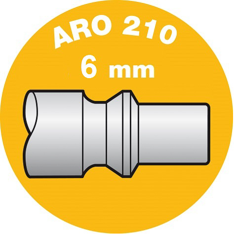 PREVOST Treated Steel Plug for Pneumatic Quick Connect Coupling, 8mm Hose Barb