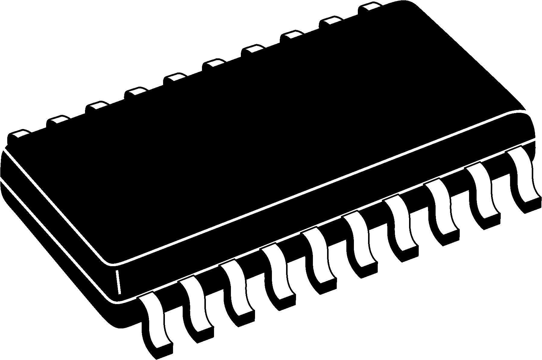 onsemi 74AC245SCX, 1 Bus Transceiver, 8-Bit Non-Inverting CMOS, 20-Pin SOIC W