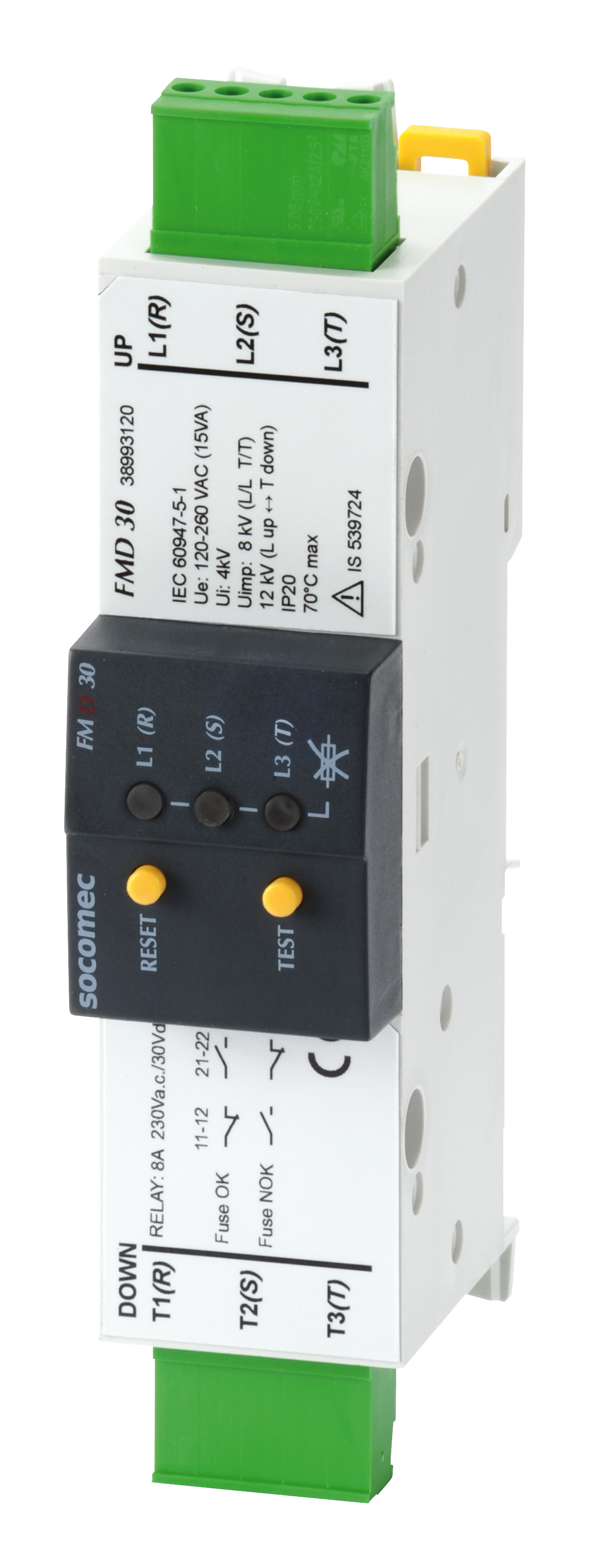 Socomec Fuse Switch Disconnector, 400A Max Current