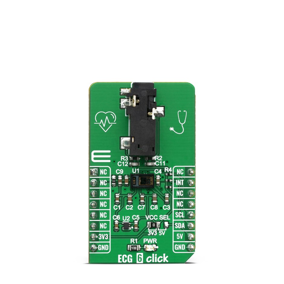 MikroElektronika Biometric Sensor MikroBus Click Board for MAX86150