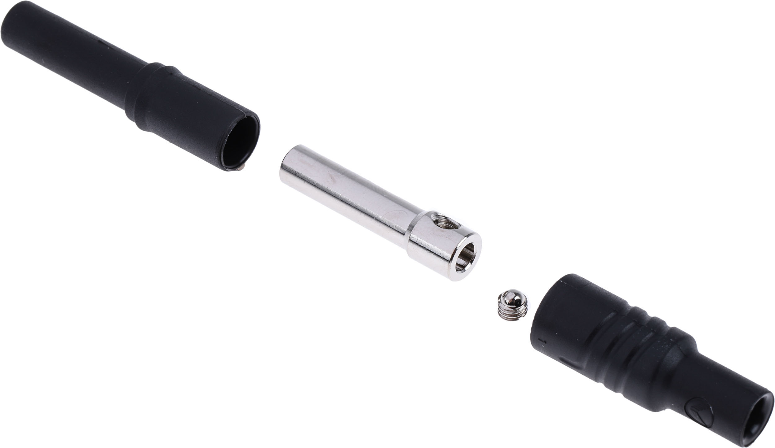 Hirschmann Test & Measurement Black Female Banana Socket, 4 mm Connector, Screw Termination, 24A, 1000V ac/dc, Nickel