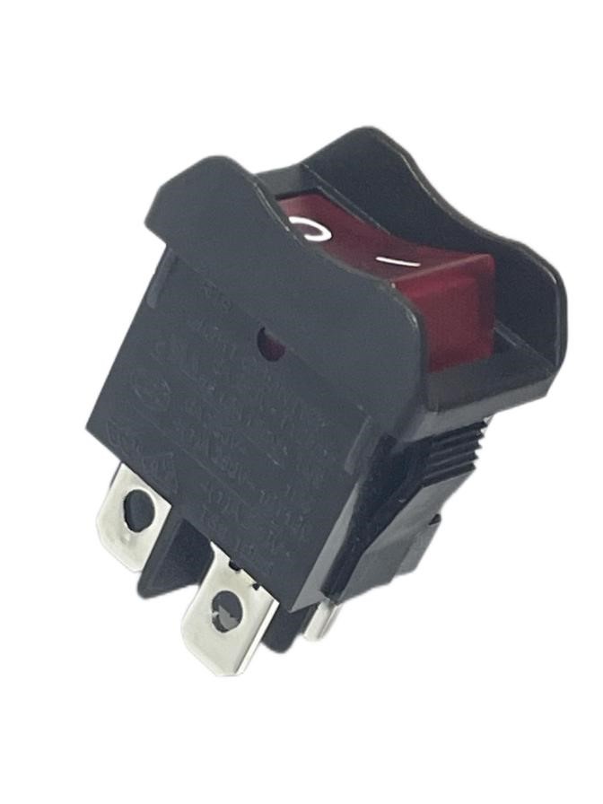 RS PRO Illuminated DPST, On-Off Rocker Switch Panel Mount