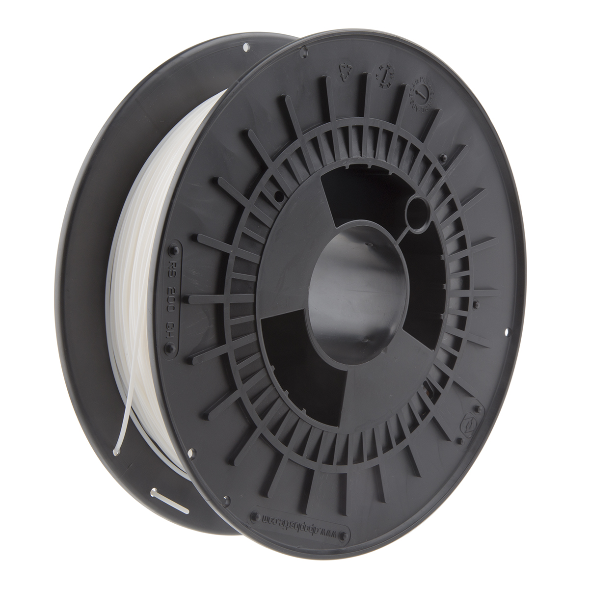 RS PRO 1.75mm Natural FLEX 45 3D Printer Filament, 500g