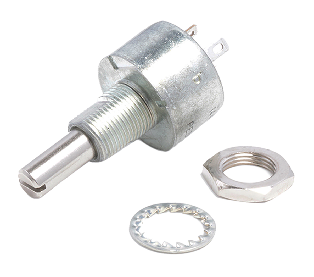Vishay PE30 10kΩ Rotary Potentiometer 1-Gang Panel Mount, PE30L0FL103KLB