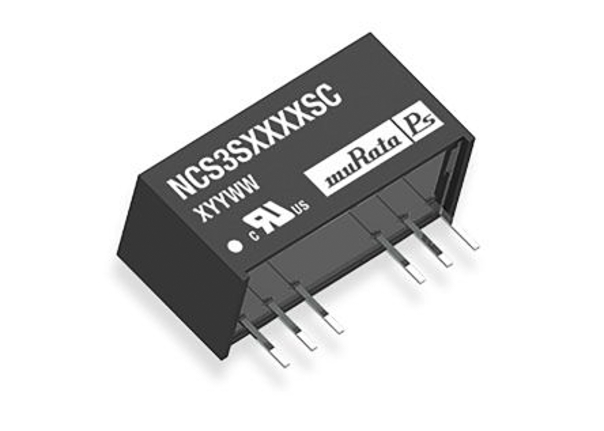Murata Power Solutions NCS3 DC-DC Converter, 5V dc/ 600mA Output, 18 → 75 V dc Input, 3W, Through Hole, +85°C