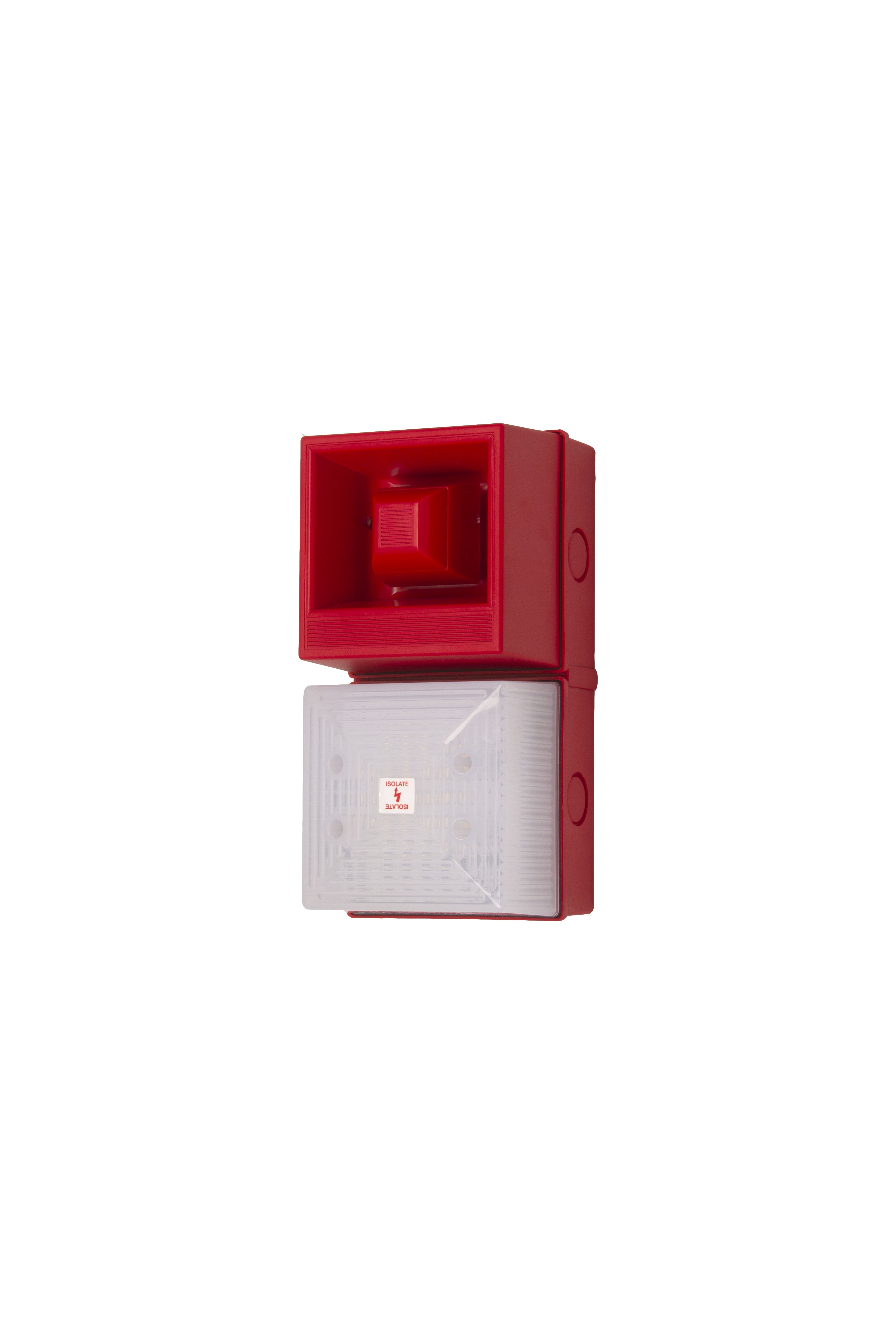 Clifford & Snell YL40 Series Opal Sounder Beacon, 24 V, IP65, Base Mount, 108dB at 1 Metre