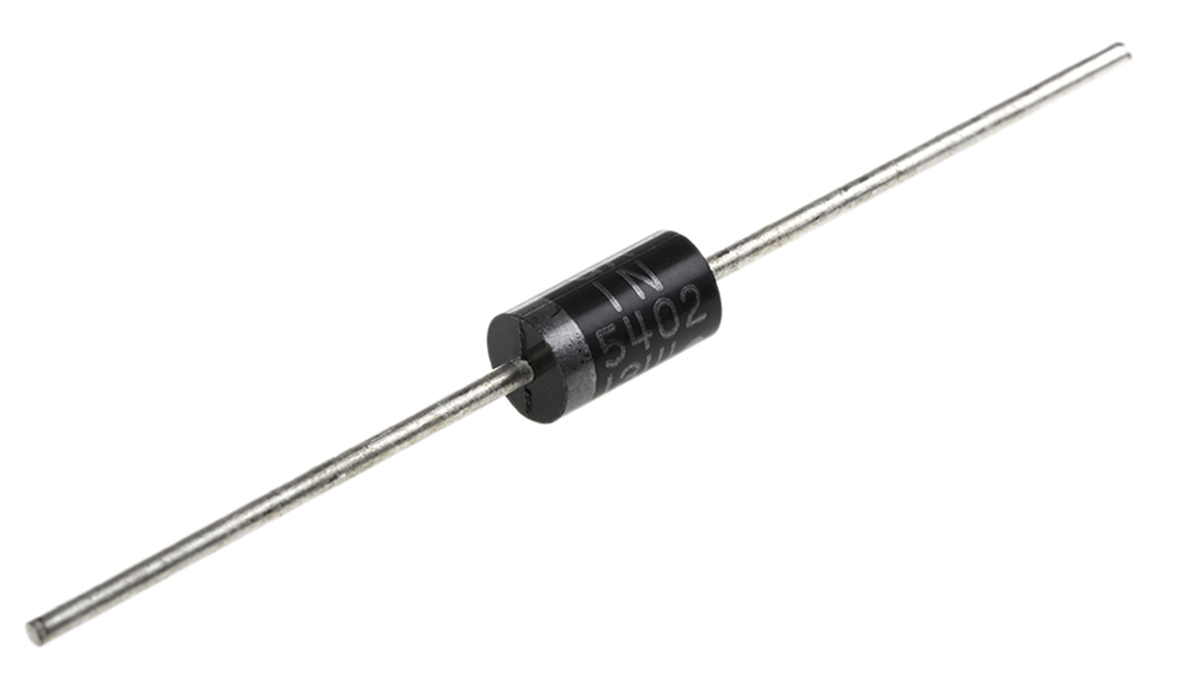 onsemi 200 V 3 A Diode Low Leakage 2-Pin DO-41 1N5402G