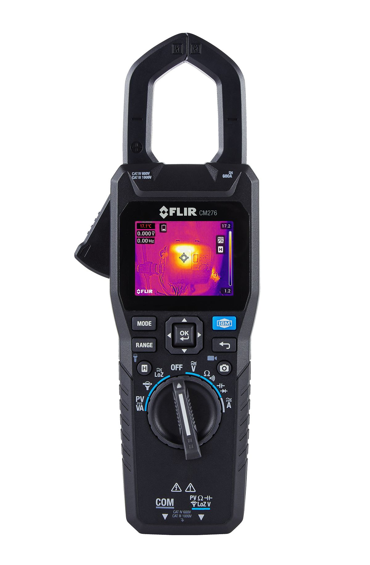 FLIR CM276 Clamp Meter, 600 A 600 A 1000 V 1000 V ac