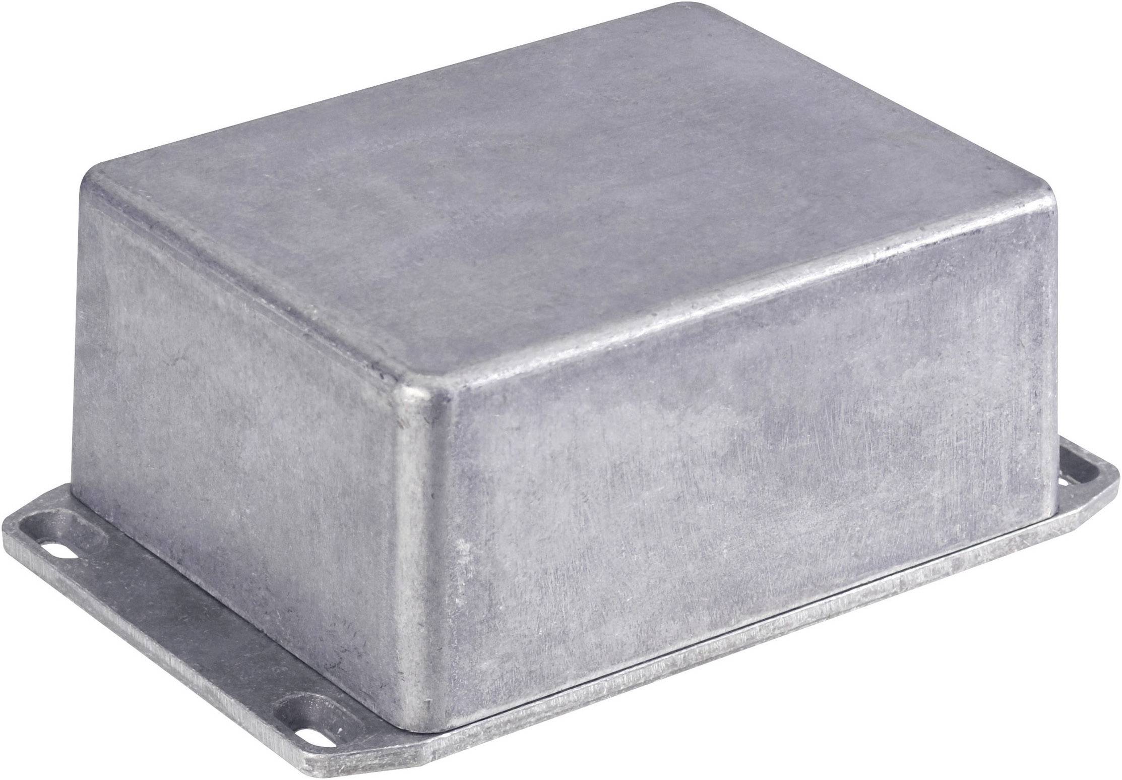 Hammond 1590 Series Die Cast Aluminium Alloy Enclosure, IP65, Flanged, 121 x 66 x 40mm