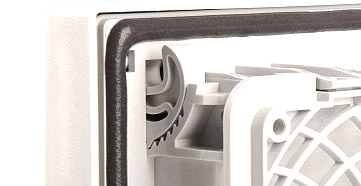 STEGO Filter Fan Plus FPO Series Filter Fan, 230 V ac, AC Operation, 413m³/h Filtered, 727m³/h Unimpeded, IP54, 322 x