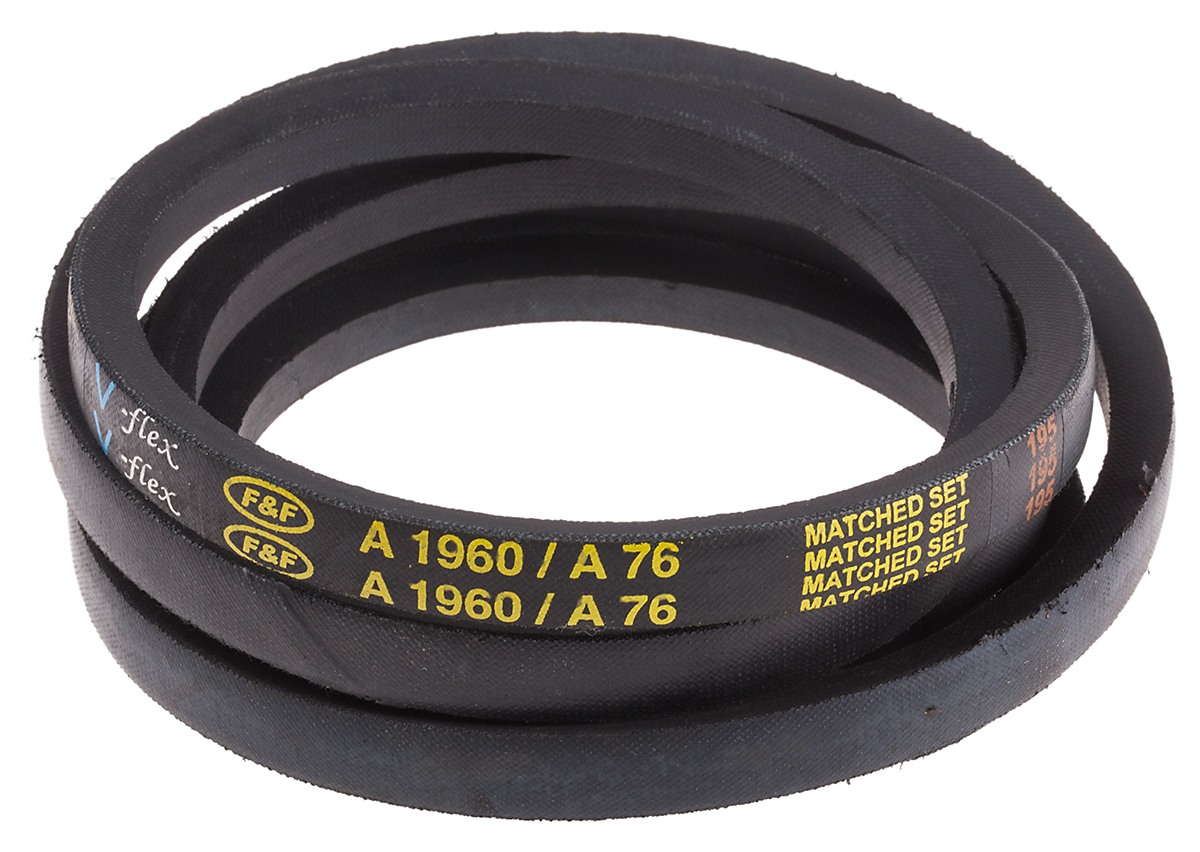 RS PRO Drive Belt, belt section A, 1930mm Length