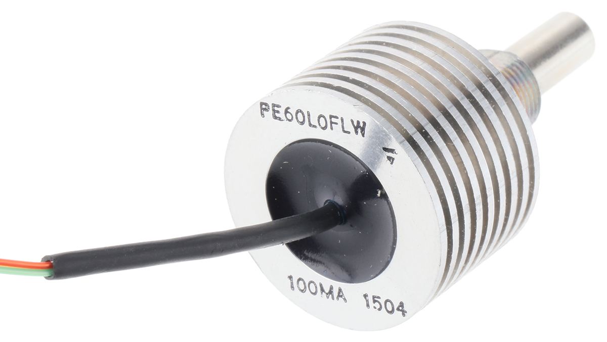 Vishay PE60 10Ω Rotary Potentiometer 1-Gang Panel Mount, PE60L0FLW100MA