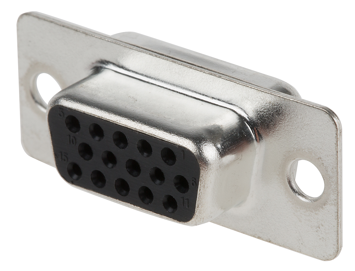 ASSMANN WSW A-HDF 15 Way Panel Mount D-sub Connector Socket