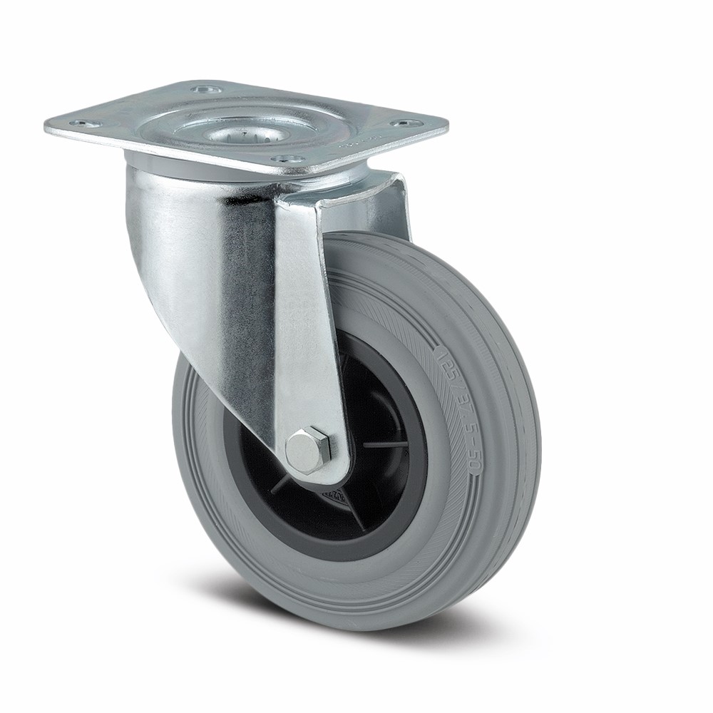 Tente Castor Wheel, 160kg Capacity, 200mm Wheel
