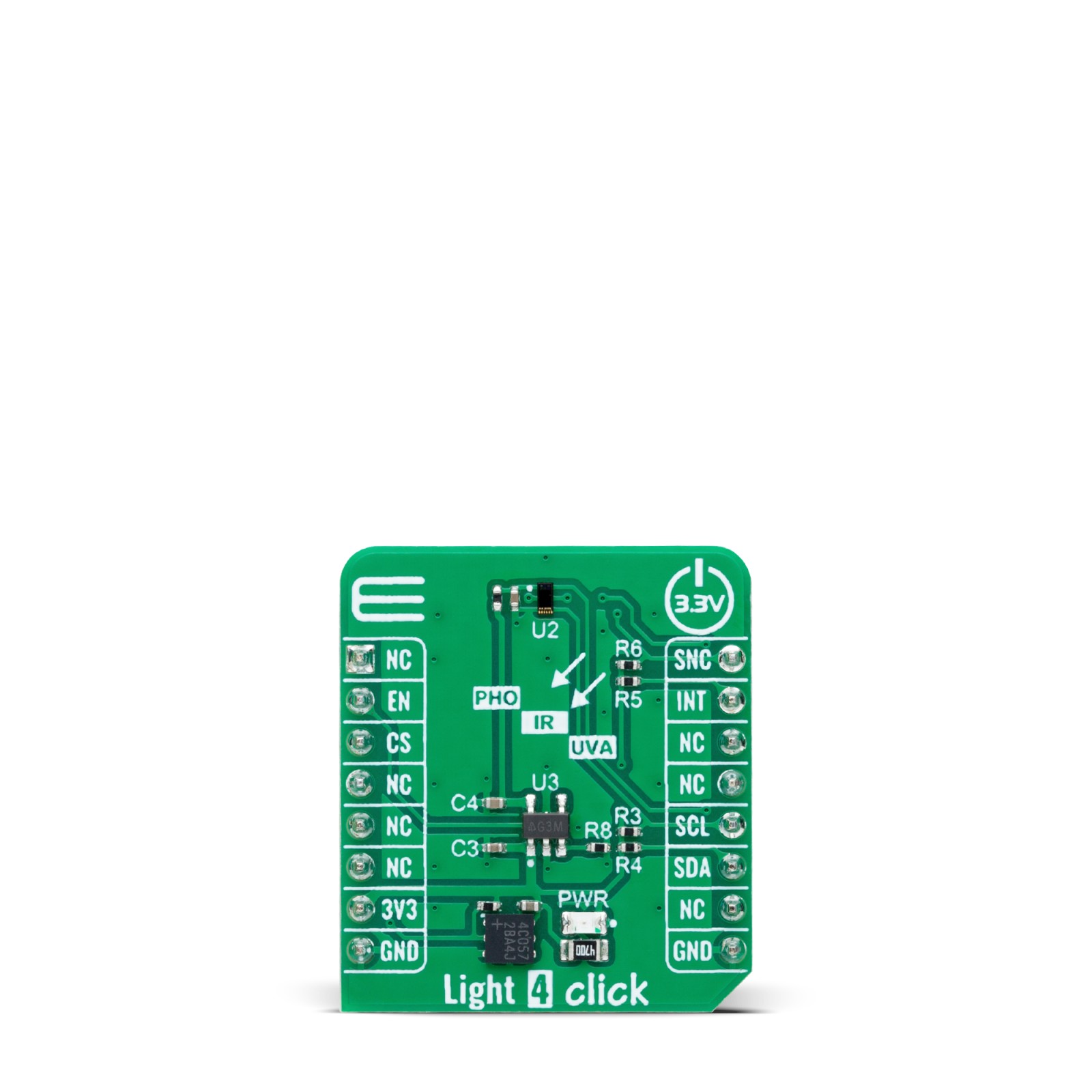 MikroElektronika Light 4 Click Light Sensor MikroBus Click Board for TSL2585 Industrial Use