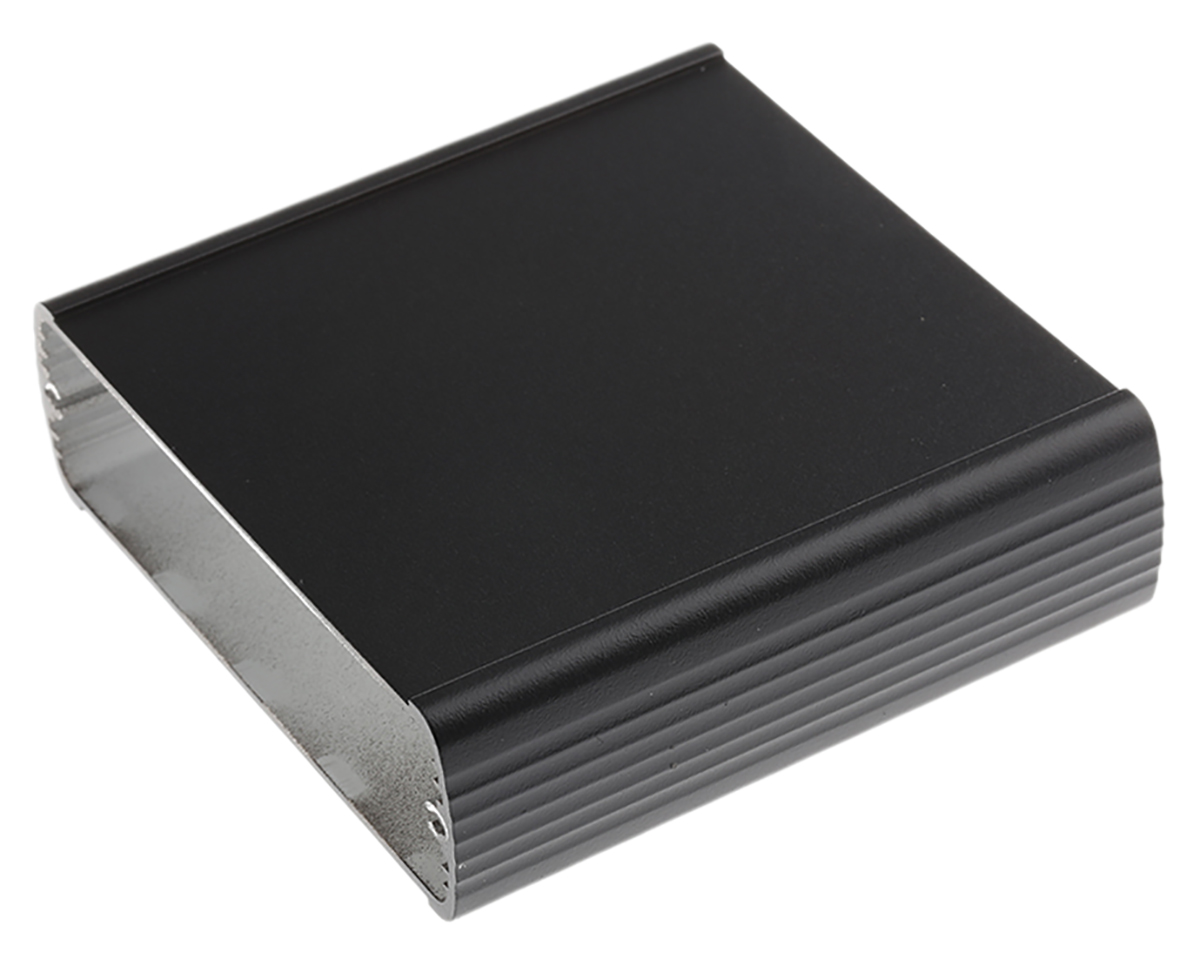 Bopla Alubos Series Black Aluminium Enclosure, IP65, 100 x 106 x 32mm