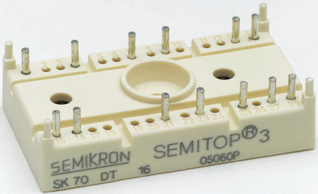 Semikron Danfoss SK 70 DT 16, Thyristor Module 1600V, 68A 100mA