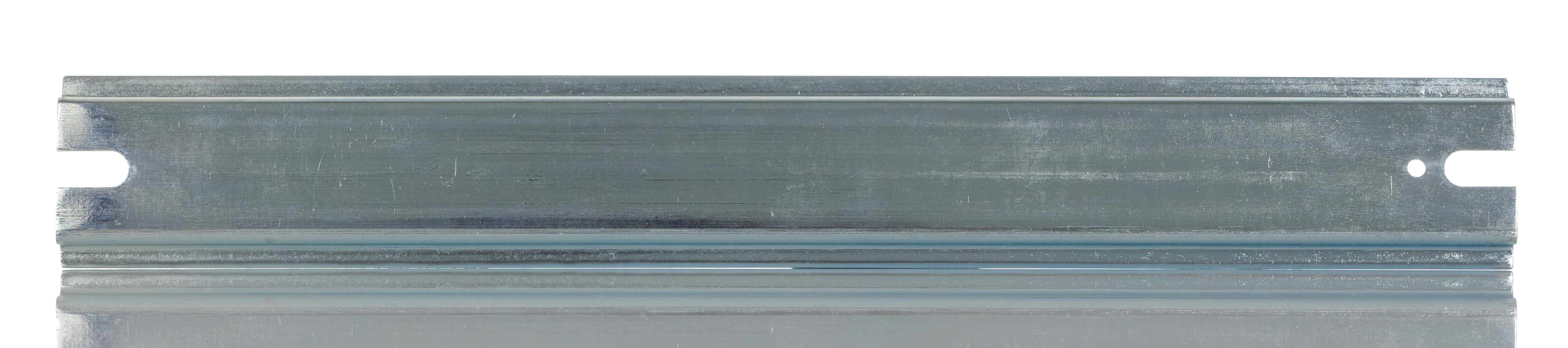 RS PRO Steel Unperforated DIN Rail, Top Hat Compatible, 581mm x 35mm