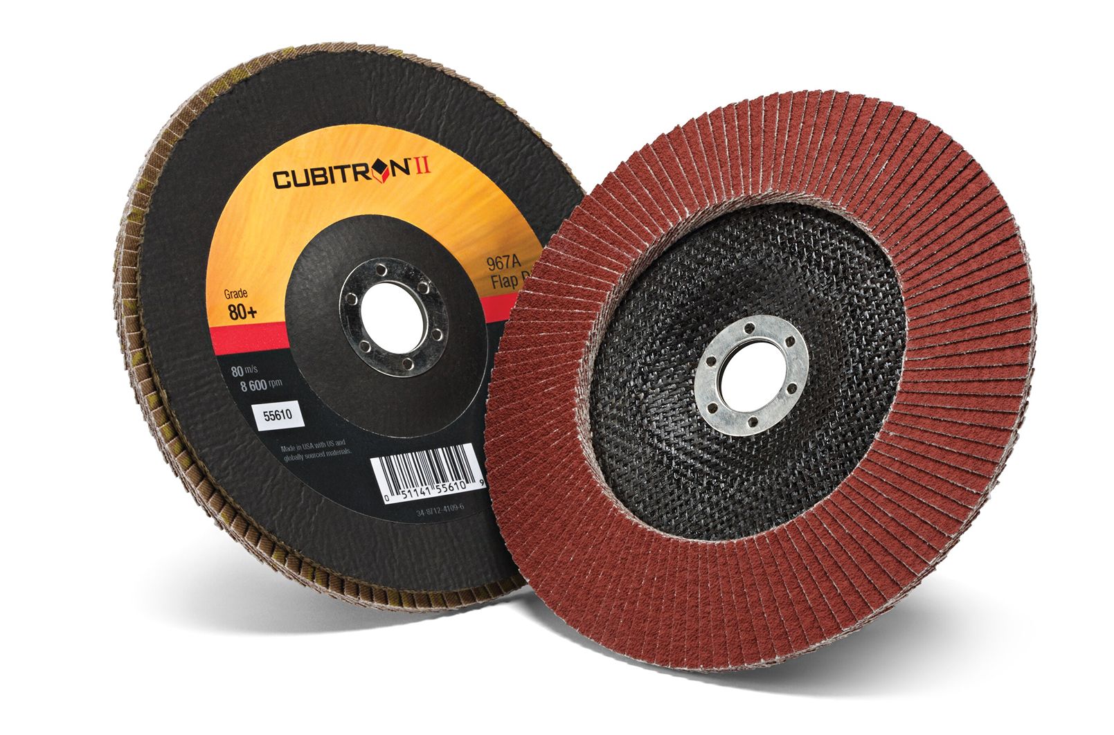 3M 967A Ceramic Grinding Disc, 125mm, 60μm Grit, 1 in pack