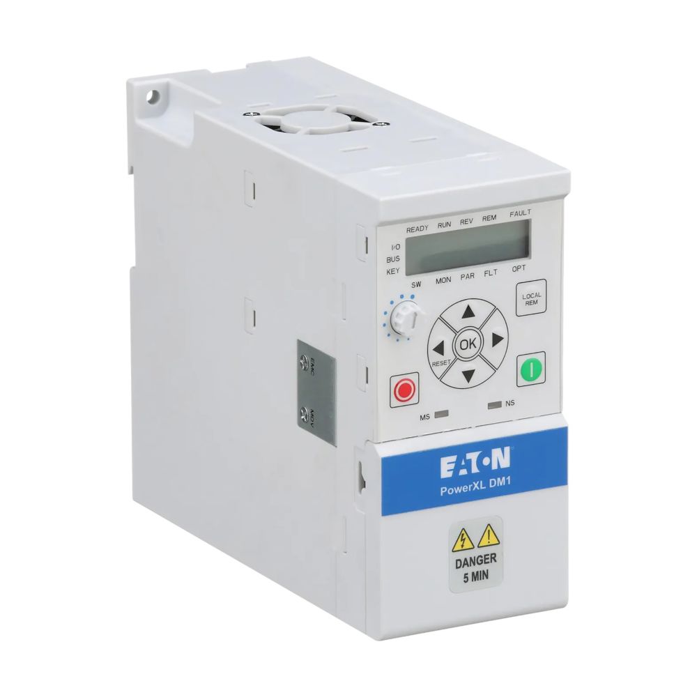 Eaton Inverter Drive, 0.75 kW, 3 Phase, DM1 Series 480 V ac 2.2 A