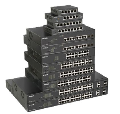 D-Link 24-Port Gigabit Smart Managed PoE Switch, Smart 24 Port Gigabit Switch With PoE