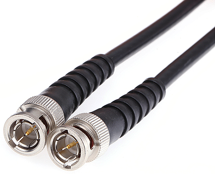 Telegartner Cable Assembly: Both Sides BNC Plug Series, 5 m, RG59 Coaxial, Terminated 75 Ω