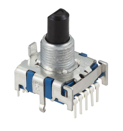 Alps Alpine, 7 Position SP7T Rotary Switch, 300 mA, PC Pin