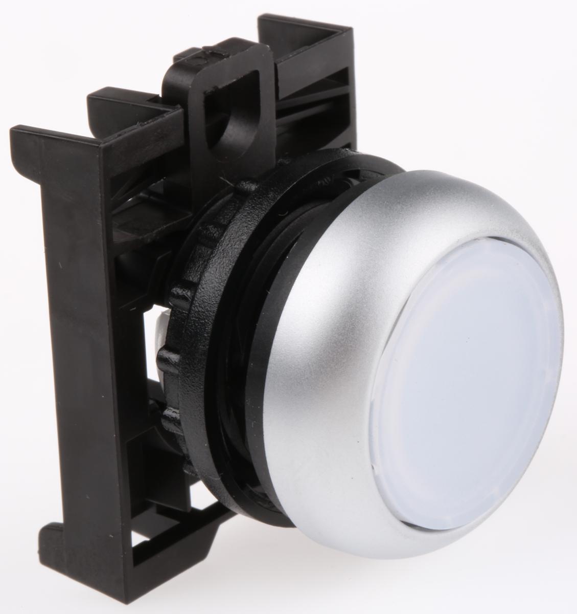 Eaton RMQ Titan M22 Series White Illuminated Momentary Push Button Head, 22mm Cutout, IP69K