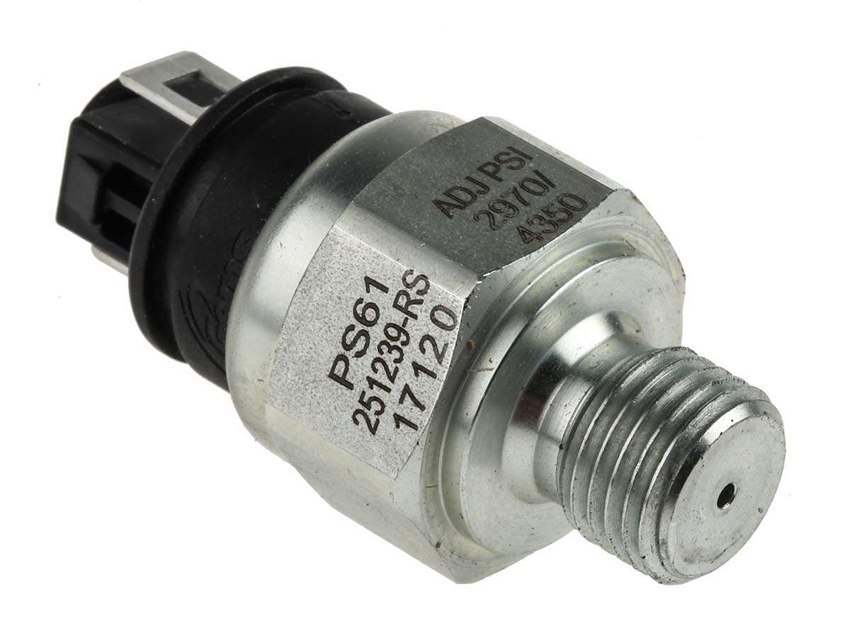Gems Sensors Pressure Switch, 205bar Min, 300bar Max, SPST-NC Output