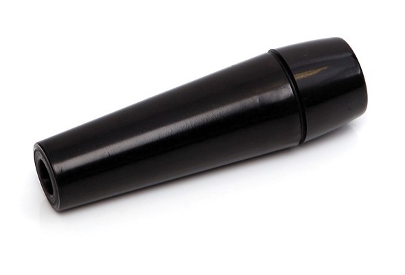 RS PRO Gloss Black Thermoplastic Cabinet Handle 18 mm Height, 40mm Length