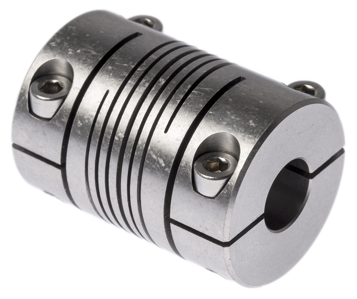 Huco Beam Coupling, 32mm Outside Diameter, 12mm Bore, 44.5mm Length Coupler