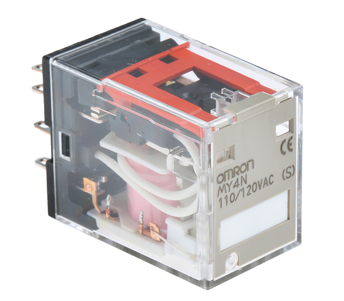 Omron Plug In Power Relay, 110 → 120V ac Coil, 5A Switching Current, 4PDT