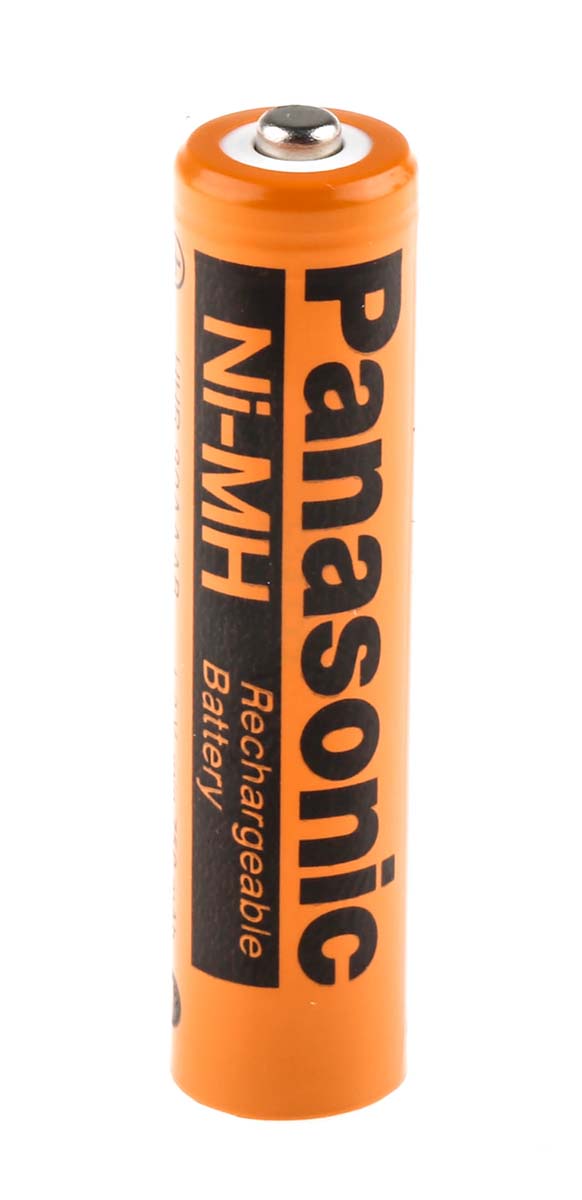 Panasonic NiMH Rechargeable AAA Battery, 780mAh, 1.2V