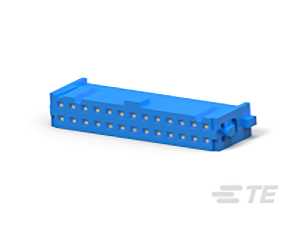 TE Connectivity 26-Way IDC Connector Socket for Cable Mount, 2-Row
