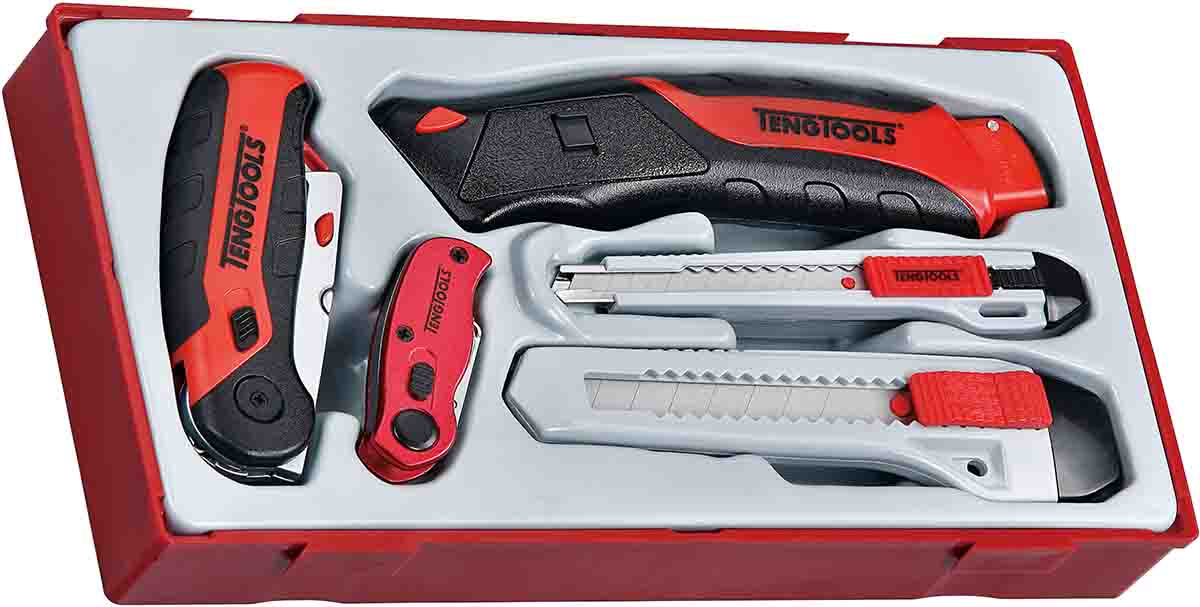 Teng Tools Straight, Craft Knife Set Knife