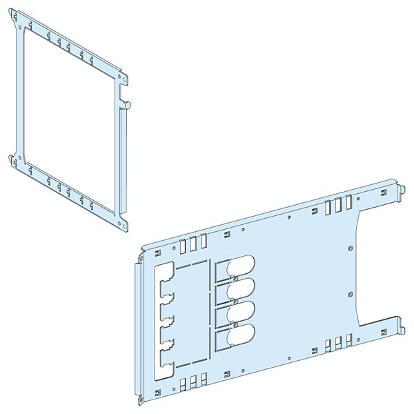 Schneider Electric PrismaSeT P Series Sheet Steel Mounting Plate for Use with PrismaSeT G enclosure, PrismaSeT P