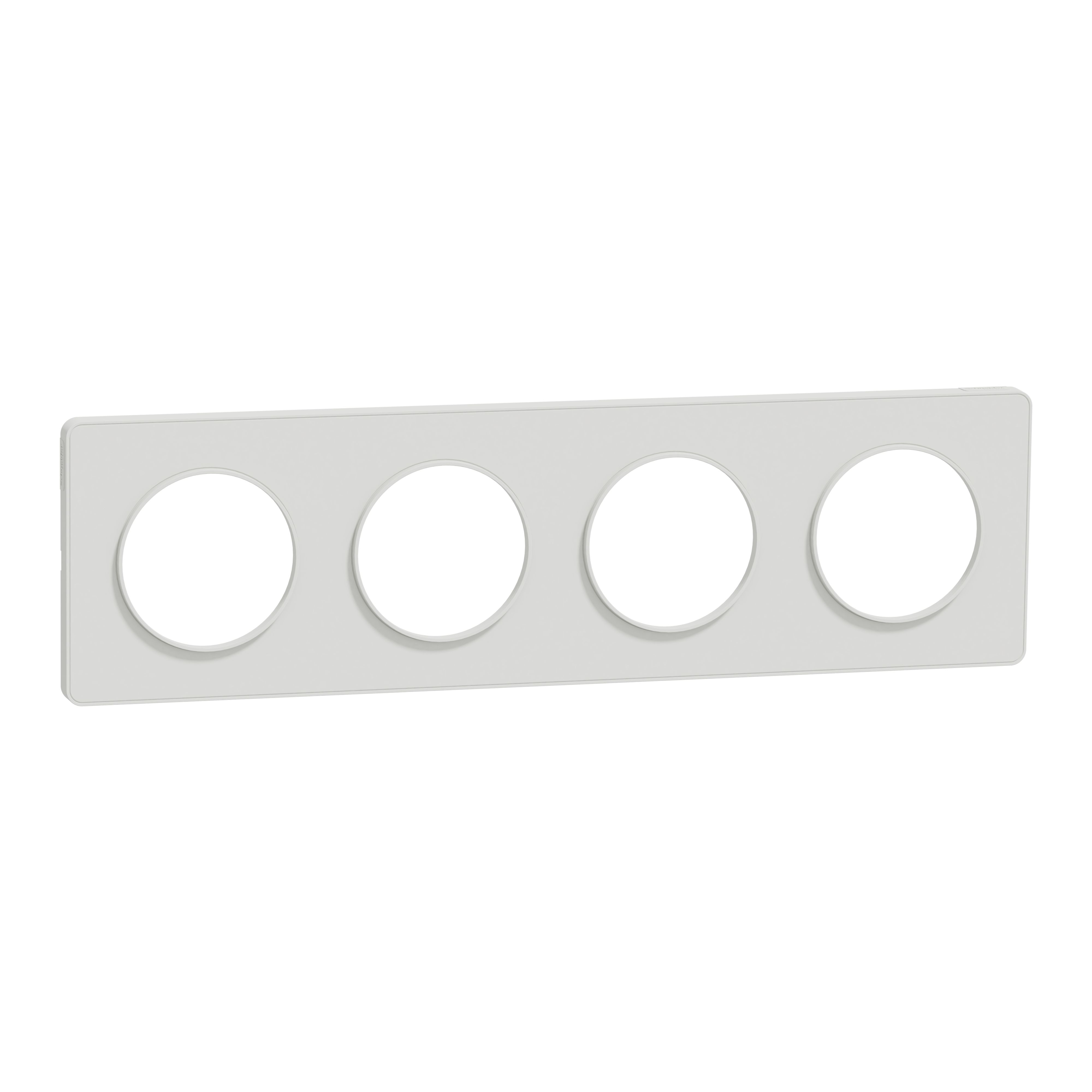 Schneider Electric White, 4 Gang, Odace