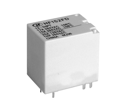 Hongfa Europe GMBH PCB Mount Power Relay, 5V dc Coil, 17A Switching Current, SPDT