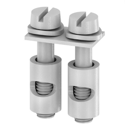 Weidmuller Q 2 SAK2.5 Series Jumper Bar for Use with DIN Rail Terminal Blocks, 24A