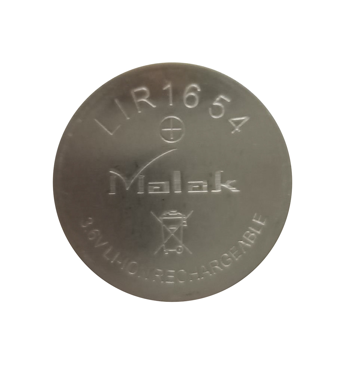 RS PRO LIR1654 Button Battery, 3.7V, 16mm Diameter, Single