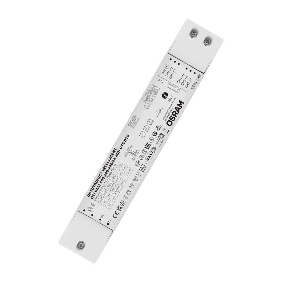 Osram LED Driver, 24V Output, 160W Output, Constant Voltage Dimmable