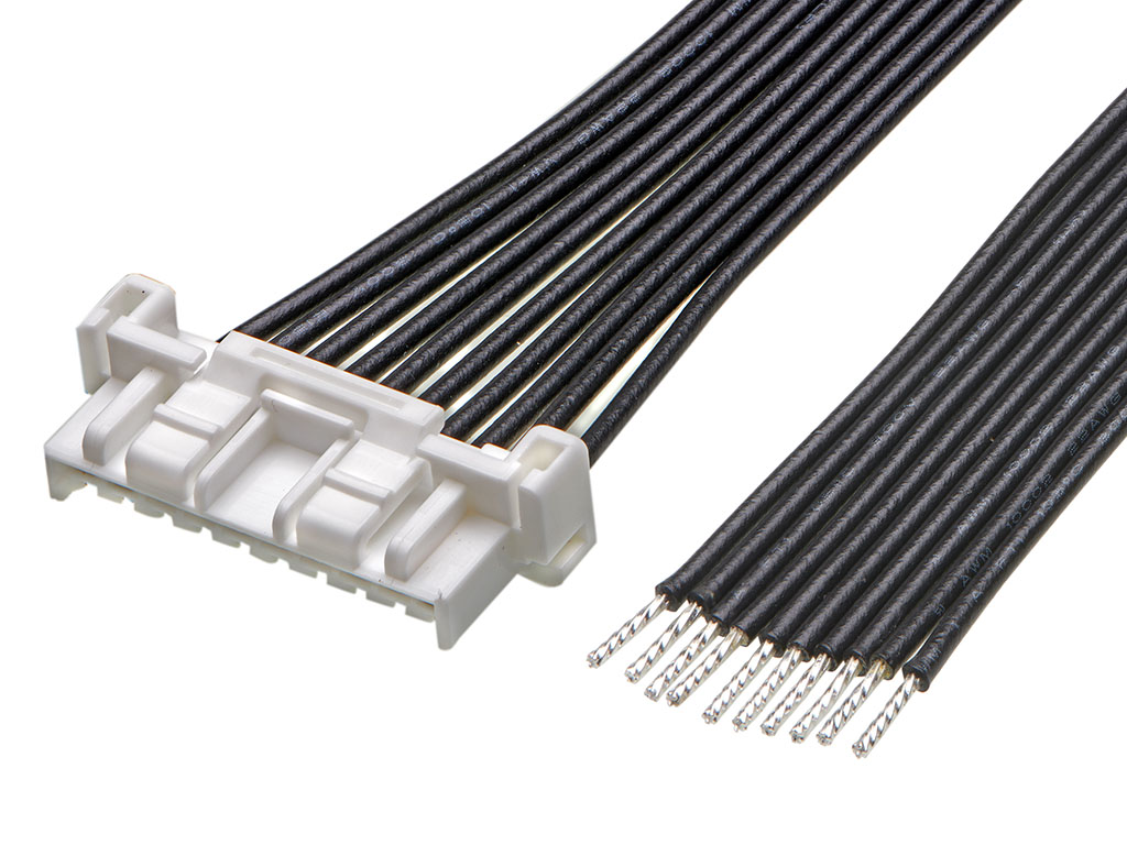 Molex 10 Way Male CLIK-Mate to 10 Way Wire to Board Cable, 150mm