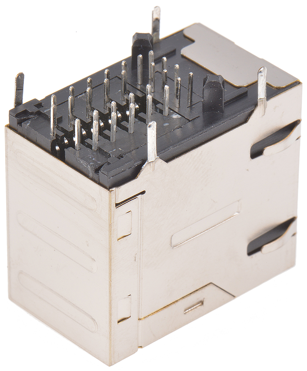 Through Hole Lan Ethernet Transformer, 17.09 x 28.3 x 25.25mm