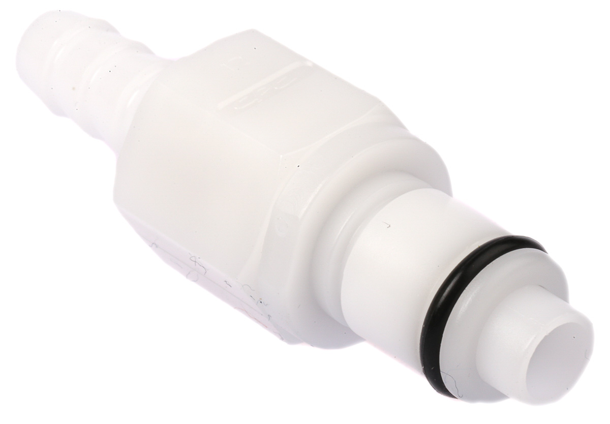 Colder Products Hose Connector, Straight Hose Tail Coupling 1/4in ID, 8.3 bar