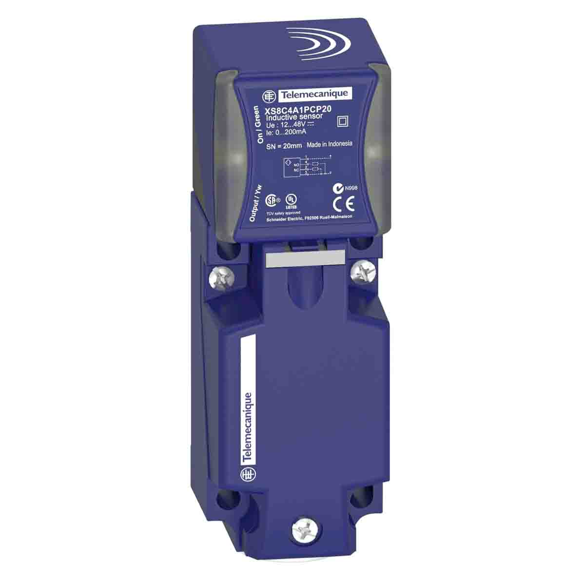 Telemecanique Sensors Inductive Block Proximity Sensor, 25 mm Detection 0-10 V, 15 → 36 V dc