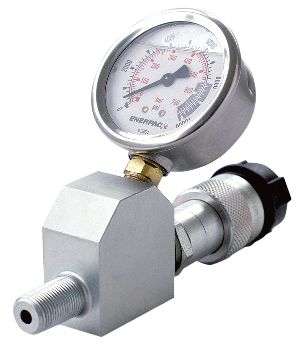 Enerpac Mounting Block, NPTF 3/8 male, CR-400 Coupler