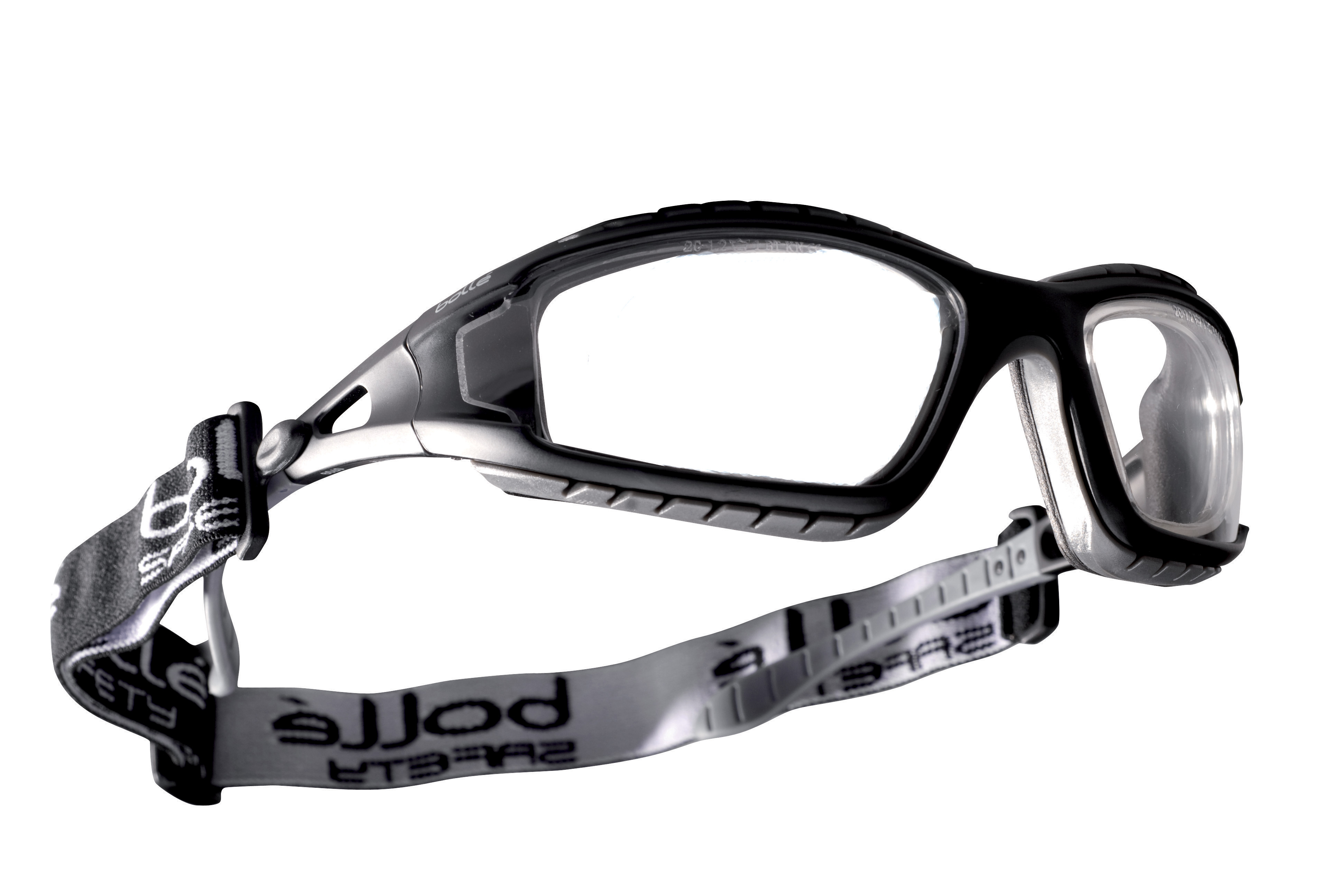 Bolle Safety TRACKER II Anti-Mist UV Safety Glasses, Clear PC Lens, Vented