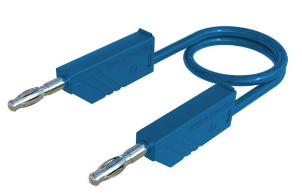 Hirschmann Test & Measurement, 16A, 60V dc, Blue, 1m Lead Length