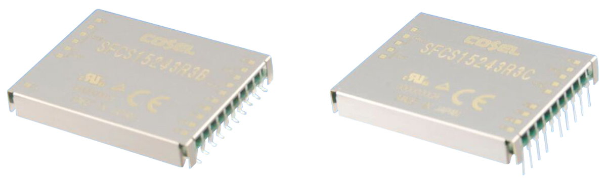 Cosel SFCS DC-DC Converter, 12V dc/ 1.25A Output, 18 → 36 V dc Input, 15W, Through Hole, +85°C Max Temp -40°C